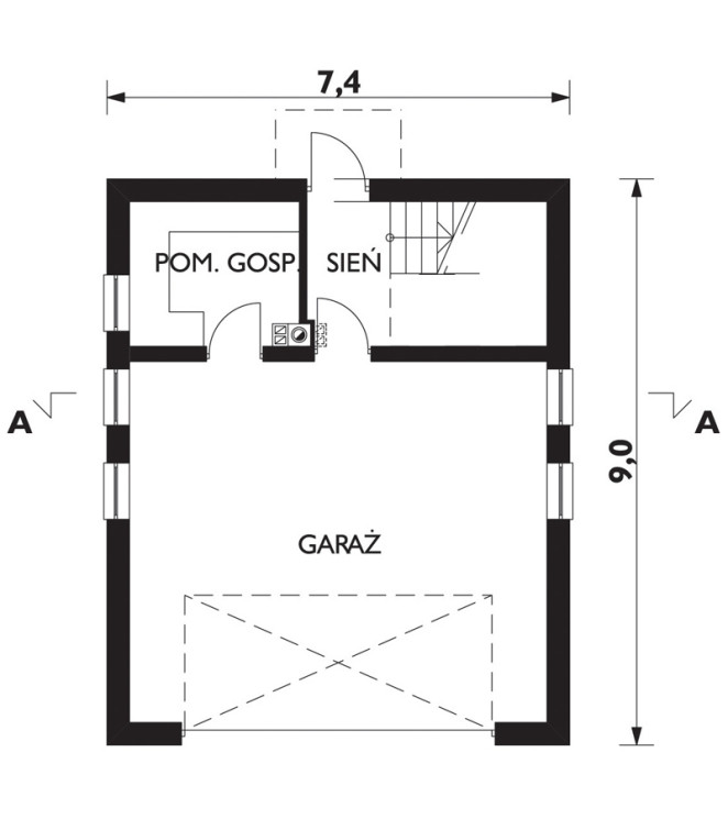 Garaż M8