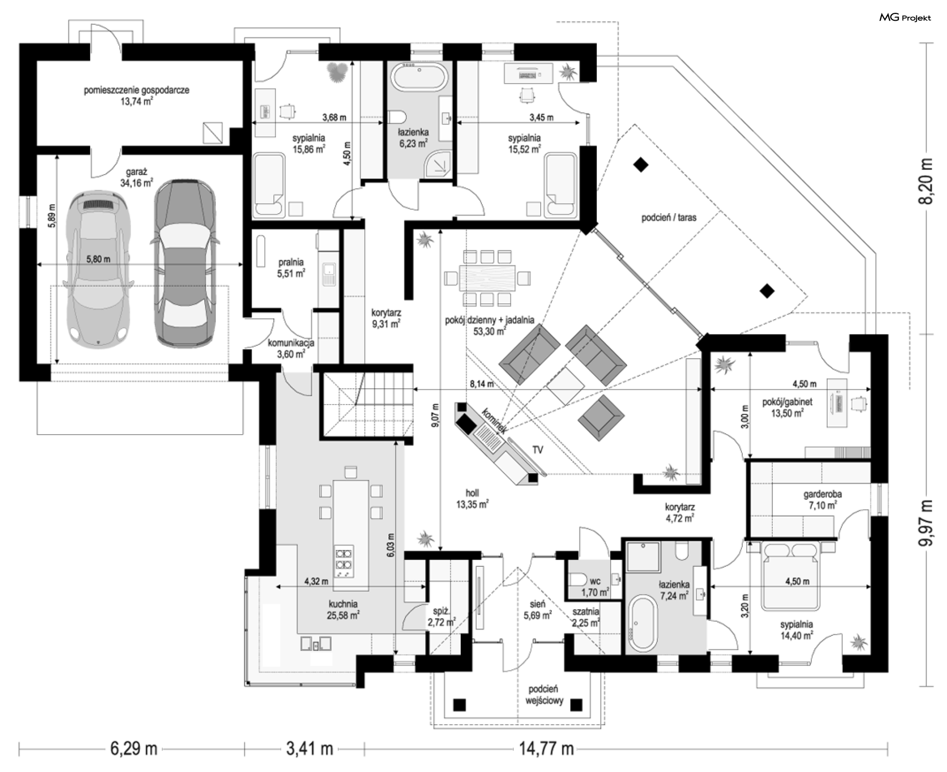 Willa Parkowa 6 modern B